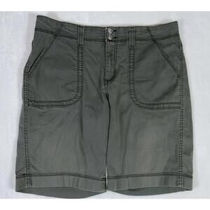 Lee Shorts Women’s Size 12 Medium Tan Outdoor Natural Fit Green Hiking Nature M
